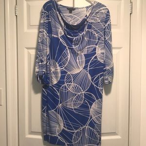 Banana Republic scoop neck fitted dress